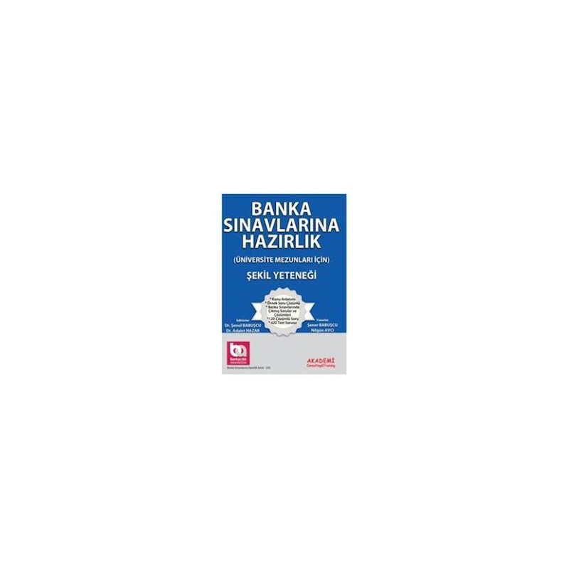 Banka Sınavlarına Hazırlık Şekil Yeteneği Üniversite Mezunları İçin