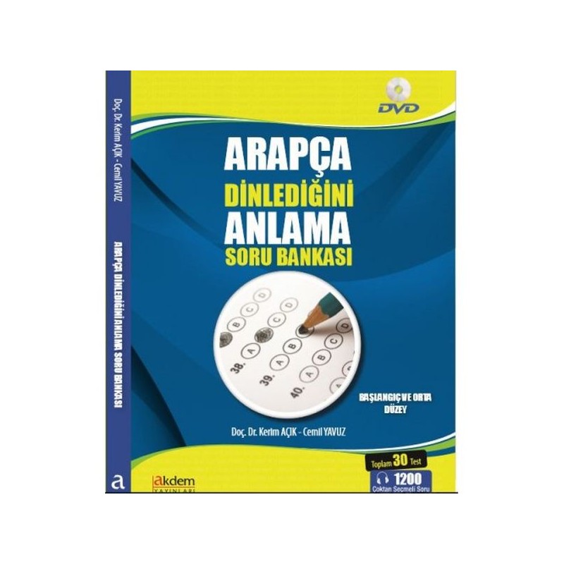 Arapça Dinlediğini Anlama Soru Bankası Dvd'li Ciltli