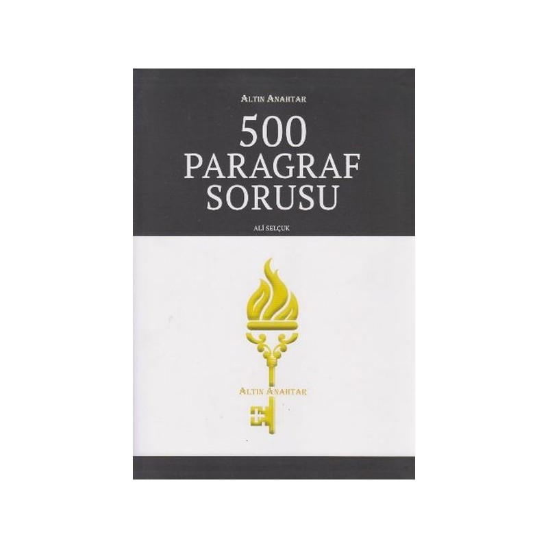 Altın Anahtar 500 Paragraf Sorusu