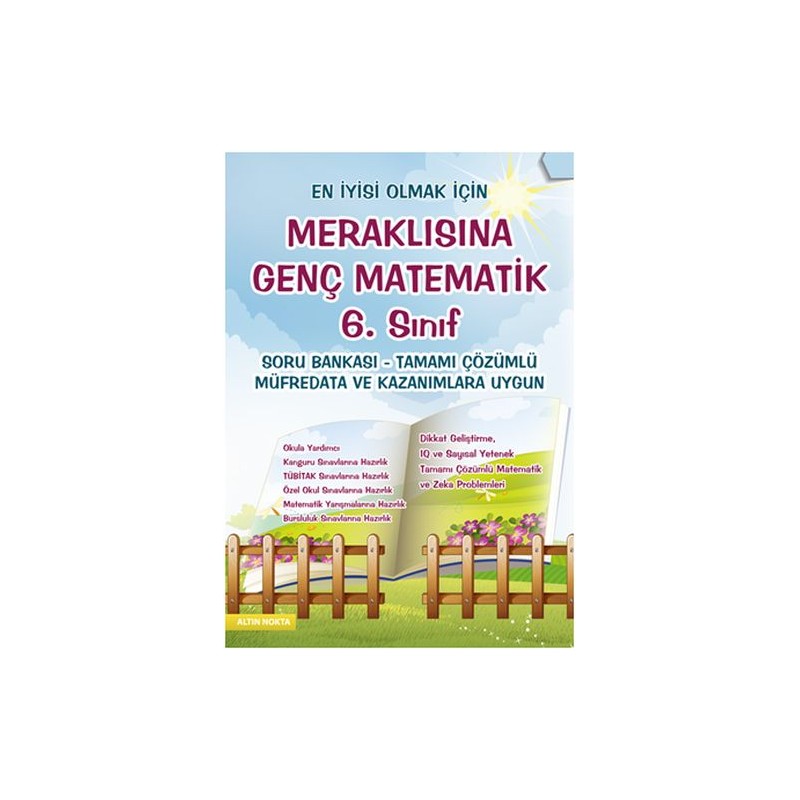 Altın Nokta Meraklısına Genç Matematik 6. Sınıflar İçin Soru Bankası Tamamı Çözümlü