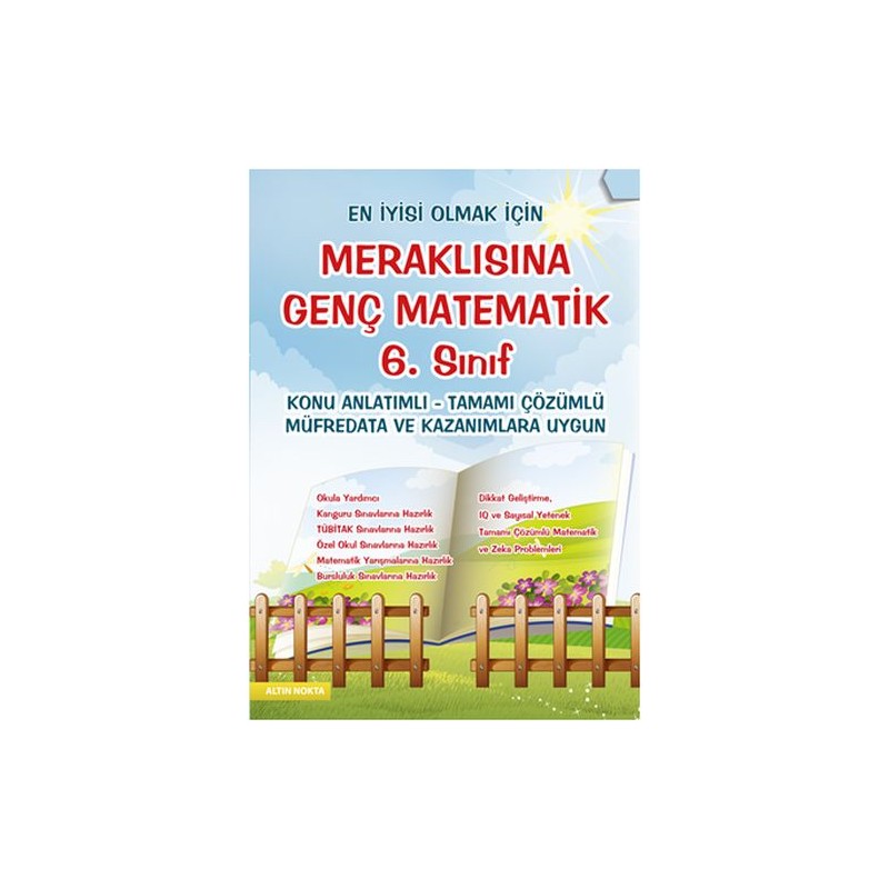 Altın Nokta Meraklısına Genç Matematik 6. Sınıflar İçin Konu Anlatımlı Tamamı Çözümlü