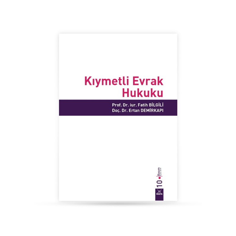 Kıymetli Evrak Hukuku Kıymetli Evrak Hukuku
