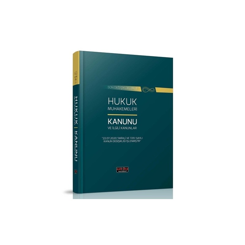 Hukuk Muhakemeleri Kanunu Ve İlgili Kanunlar Dikişli Ciltli - Savaş Yayınları Kanun Metinleri Ekim 2020