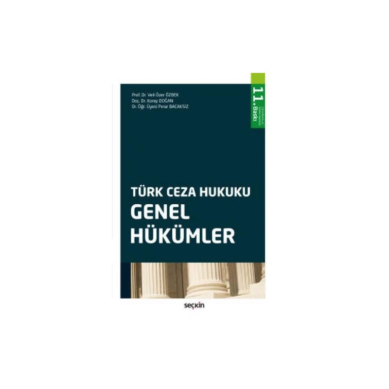 Türk Ceza Hukuku Genel Hükümler