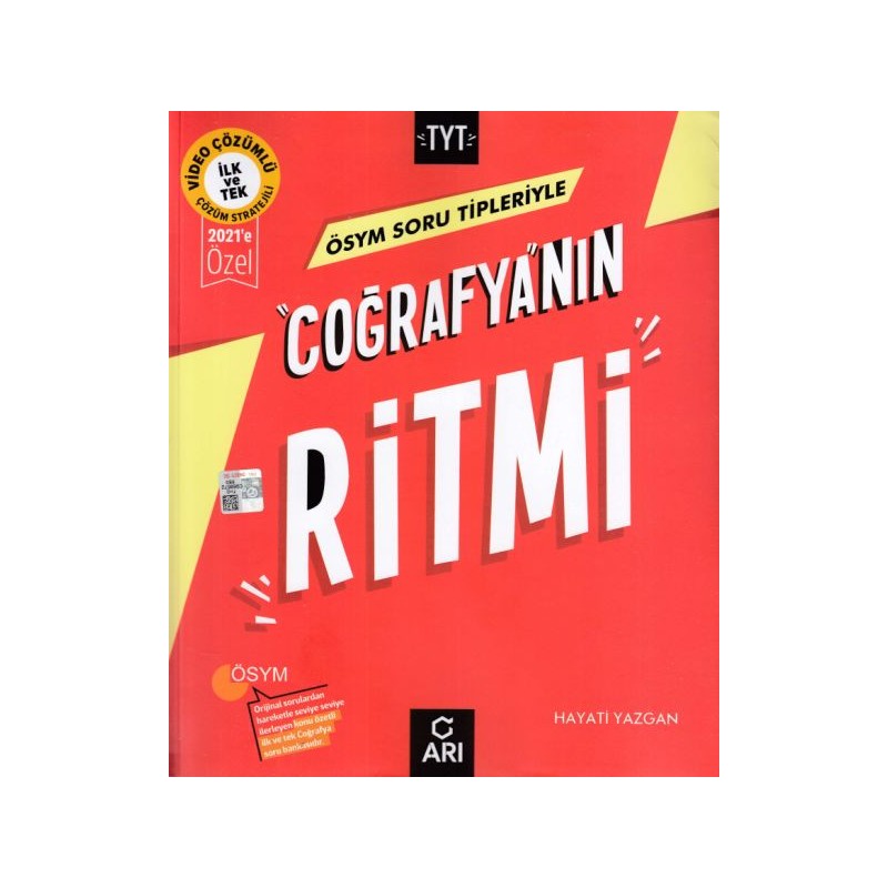 Arı Ösym Soru Tipleriyle Tyt Coğrafyanın Ritmi 2021'e Özel