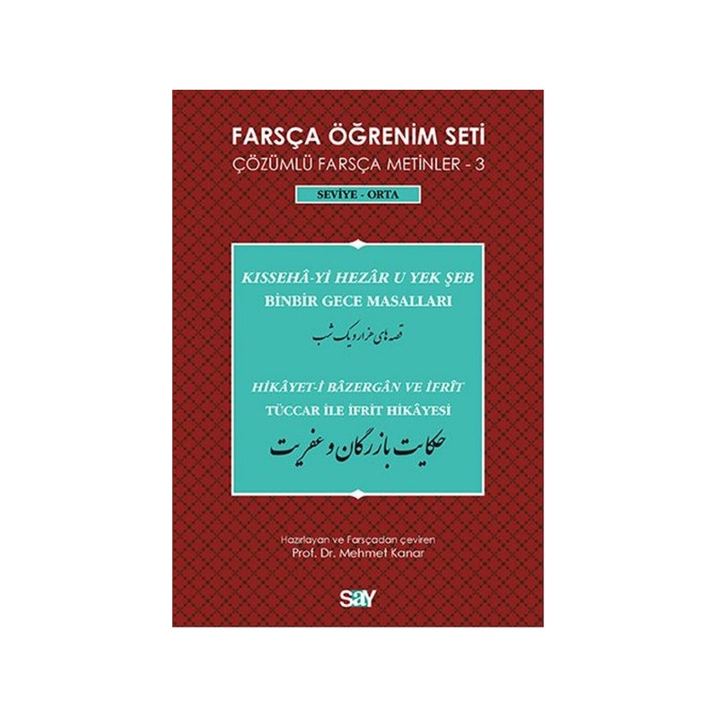 Farsça Öğrenim Seti 3 Seviye Orta Binbir Gece Masalları Tüccar Ile İfrit Hikayesi