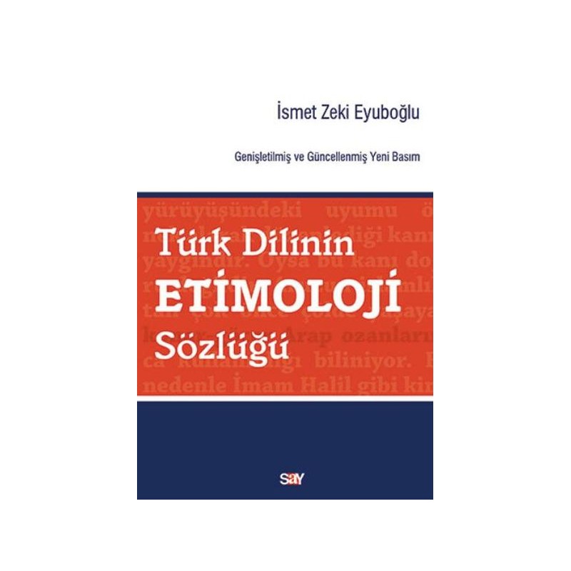 Türk Dilinin Etimoloji Sözlüğü