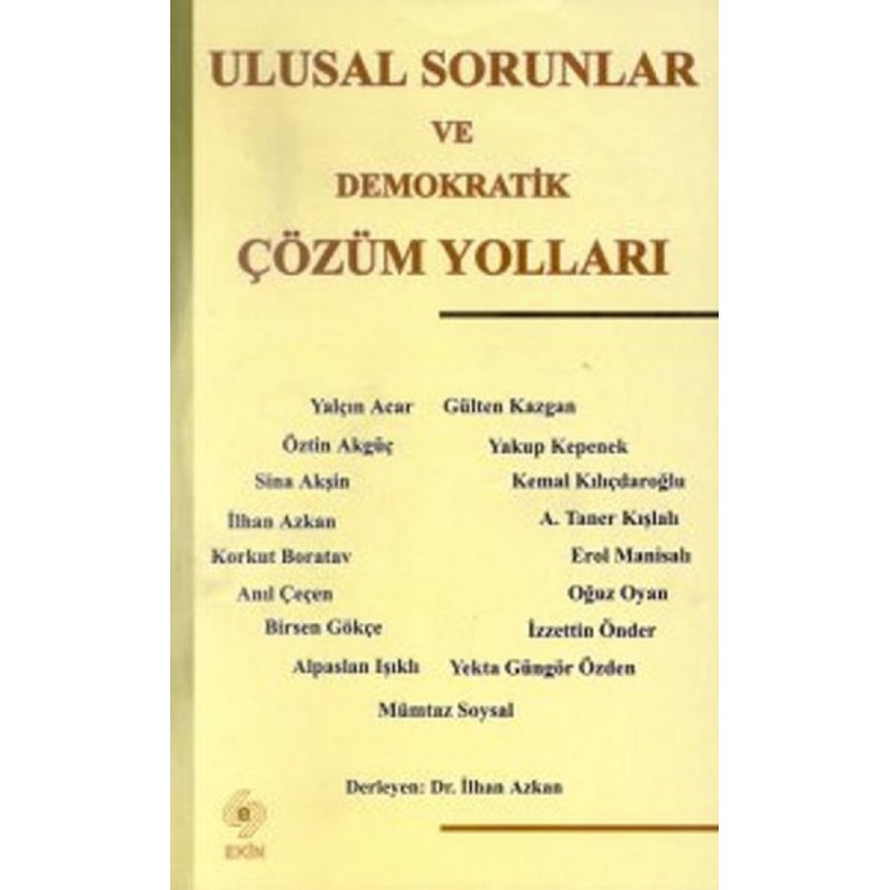 Ulusal Sorunlar ve...