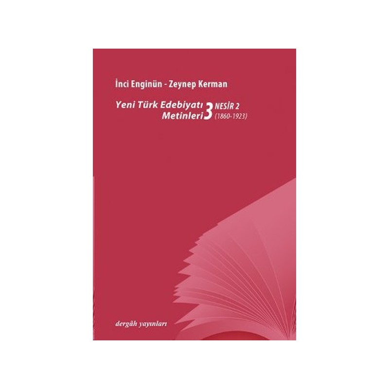 Yeni Türk Edebiyatı Metinleri 3 Nesir 2 1860 1923