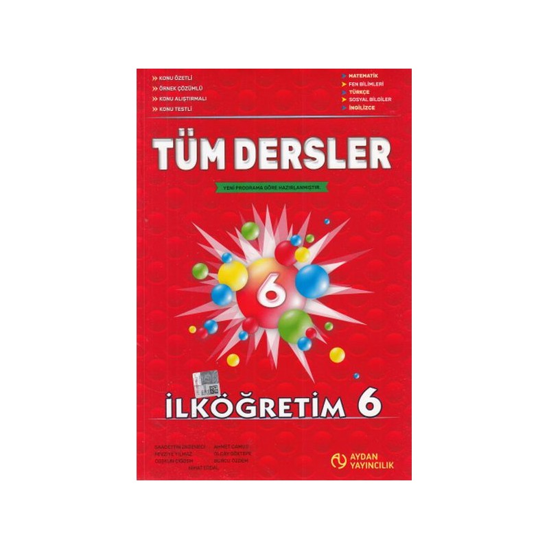 Aydan Tüm Dersler 6 Yeni