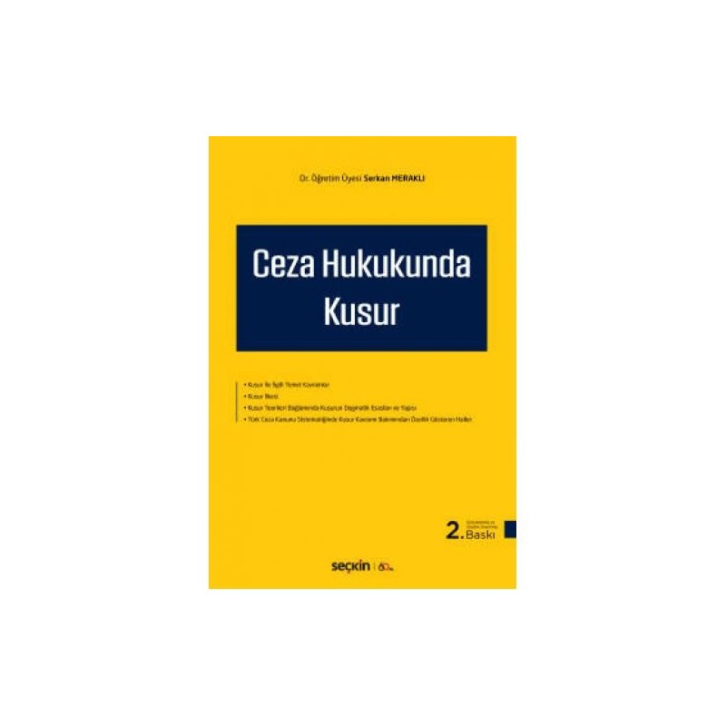 Ceza Hukukunda Kusur