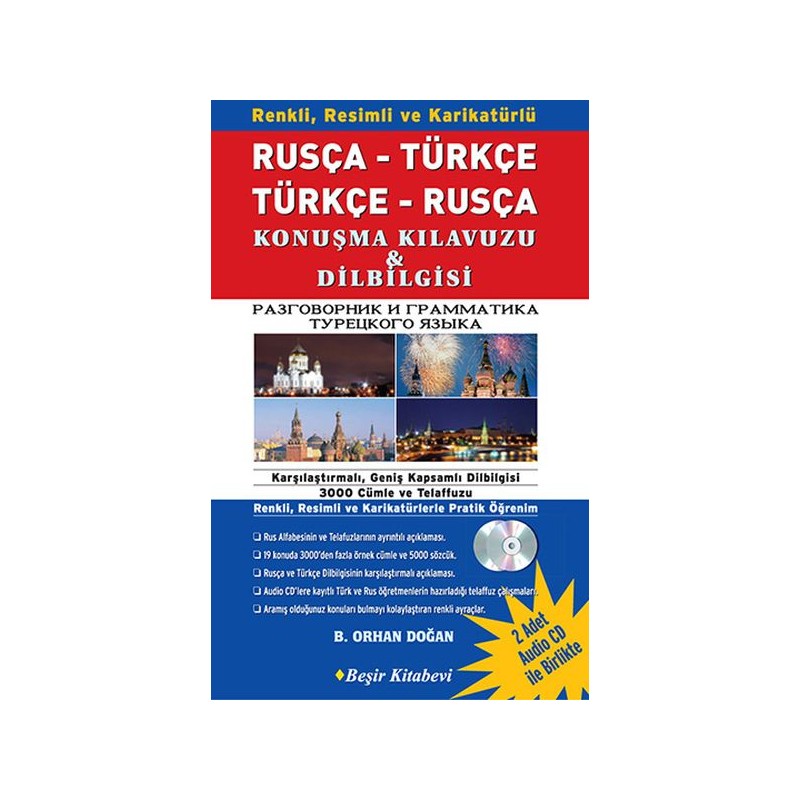 Rusça Türkçe Türkçe Rusça Konuşma Kılavuzu Dilbilgisi 1 Kitap 2 Cd