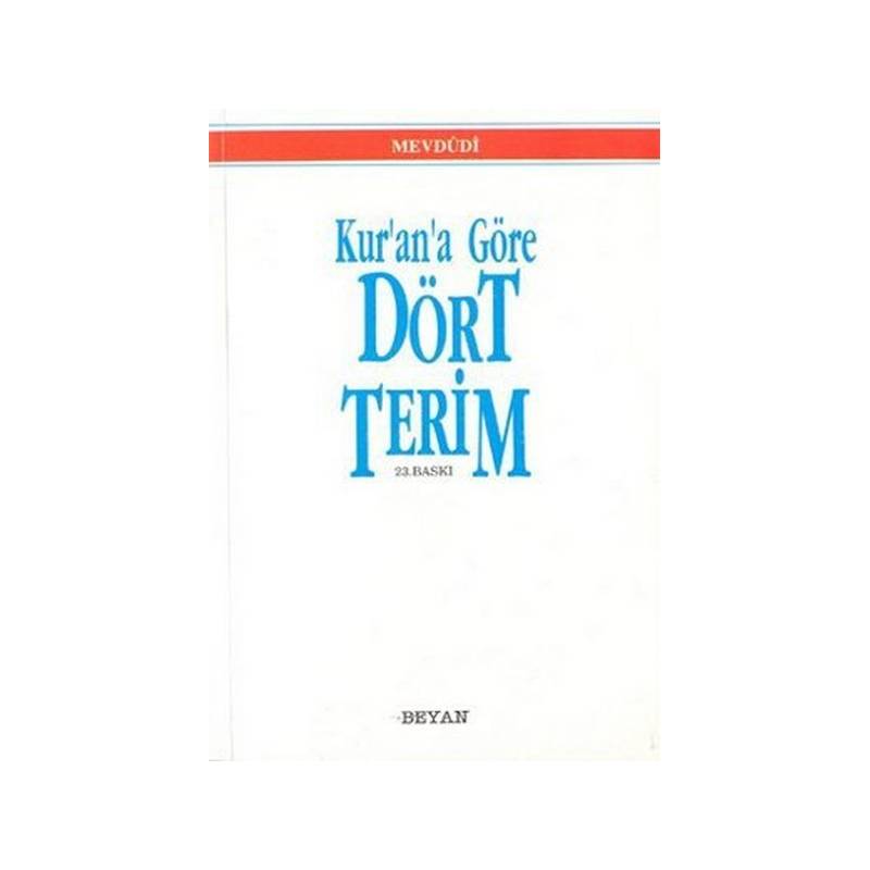 Kurana Göre Dört Terim