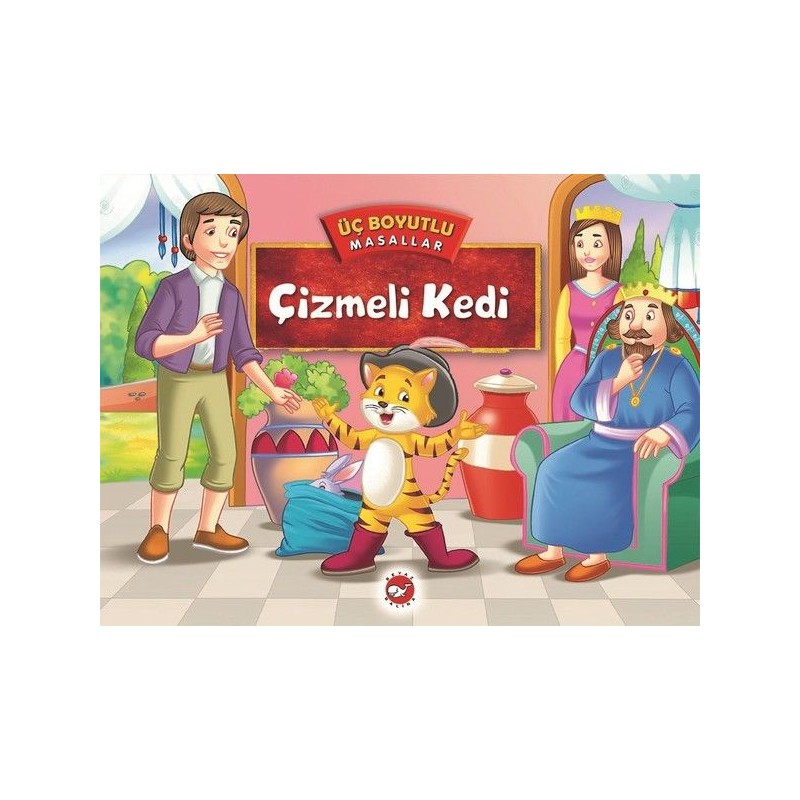 Üç Boyutlu Masallar Çizmeli Kedi Ciltli