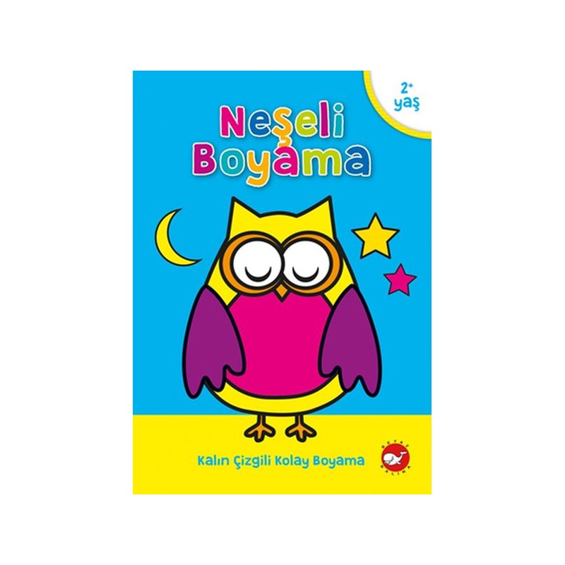 Neşeli Boyama Kalın Çizgili Kolay Boyama