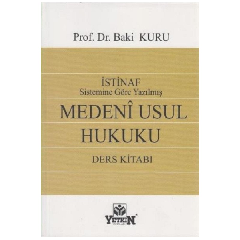 Medeni Usul Hukuku Ders Kitabı