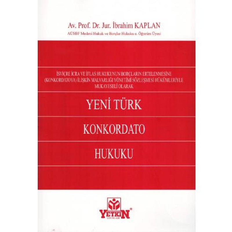 Yeni Türk Konkordato Hukuku