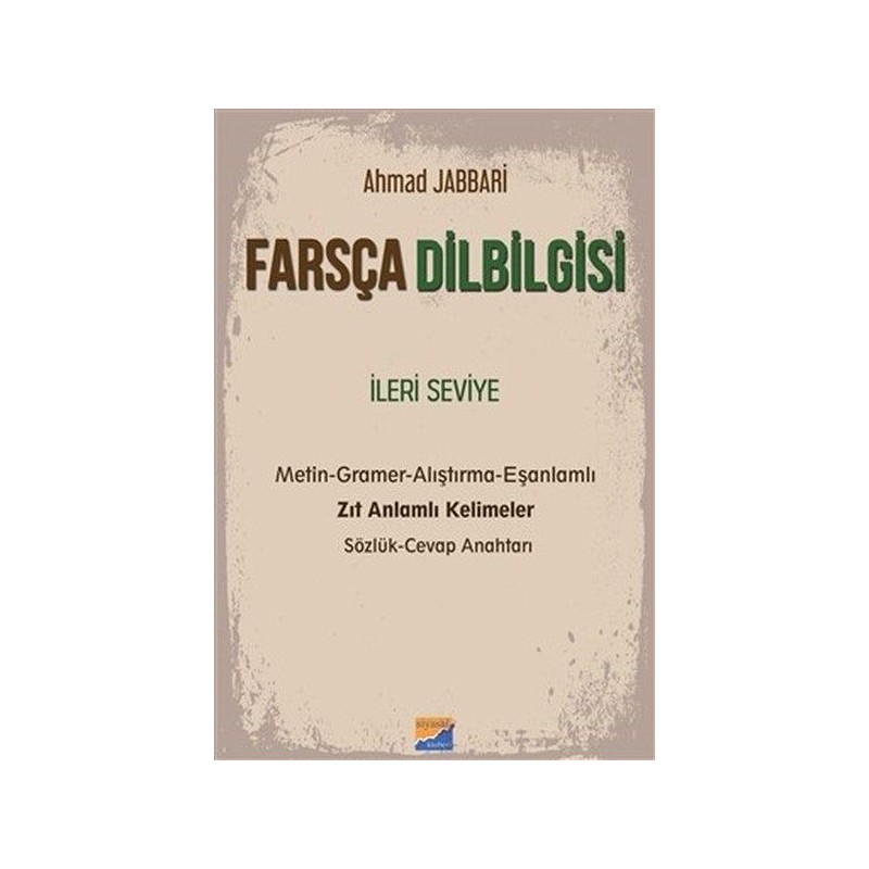 Farsça Dilbilgisi İleri Seviye