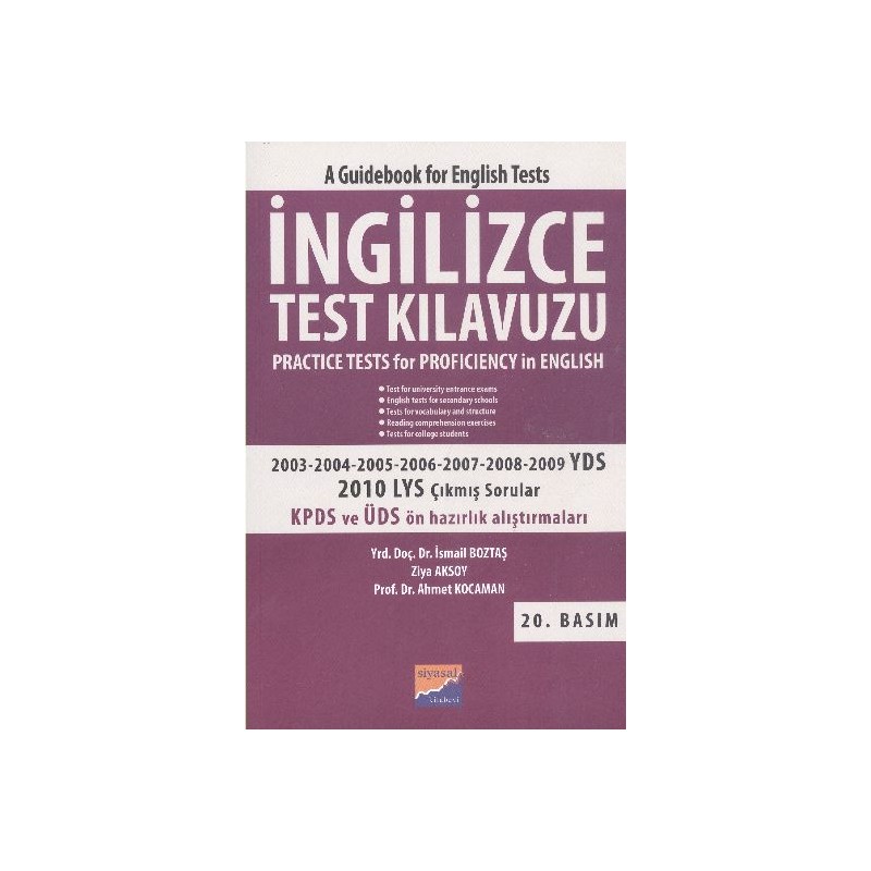 İngilizce Test Kılavuzu Practice Tests For Proficiency In English