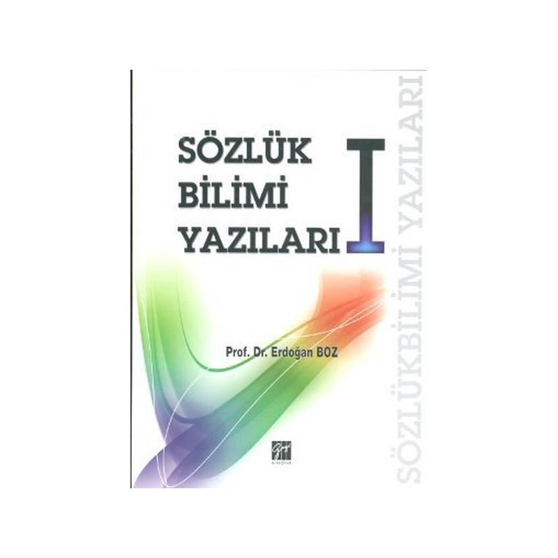 Sözlük Bilimi Yazıları 1