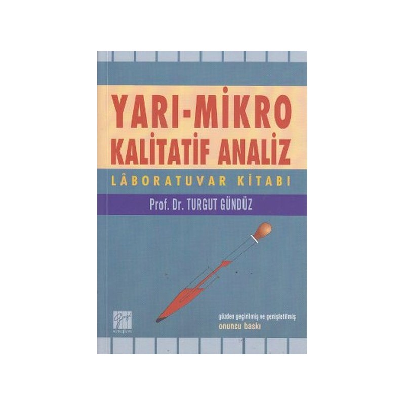 Yarı Mikro Kalitatif Analiz Laboratuvar Kitabı