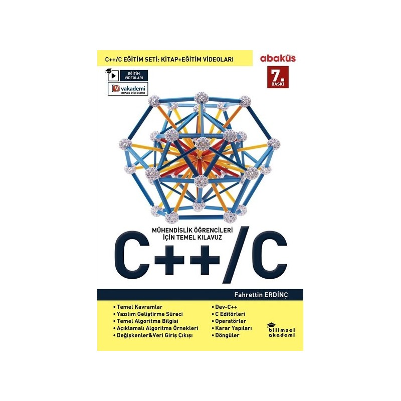C++ / C - Mühendislik Öğrencileri Için Temel Kılavuz (Eğitim Videolu) C++ / C - Mühendislik Öğrencileri Için Temel Kılavuz (Eğitim Videolu)