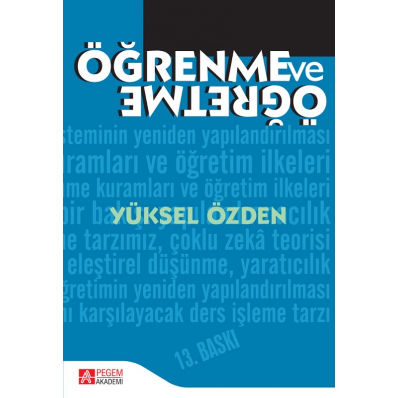 Öğrenme Ve Öğretme