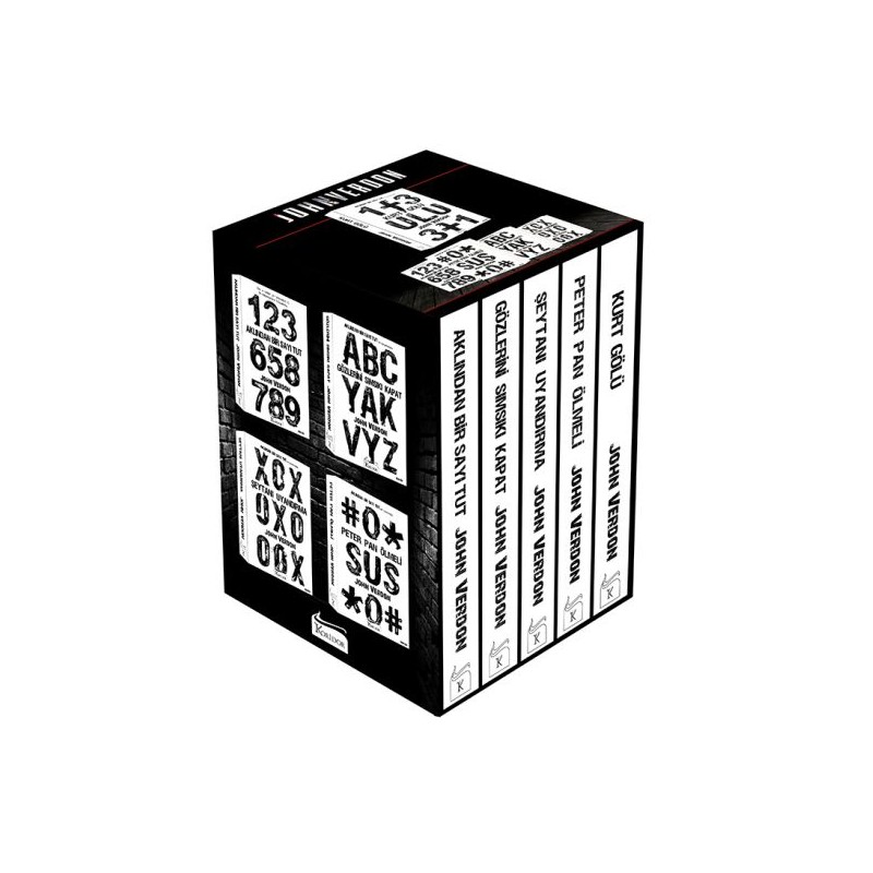 John Verdon Polisiye Seti Kutulu 5 Kitap