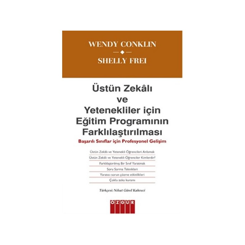 Üstün Zekalı Ve Yetenekliler Için Eğitim Programının Farklılaştırılması