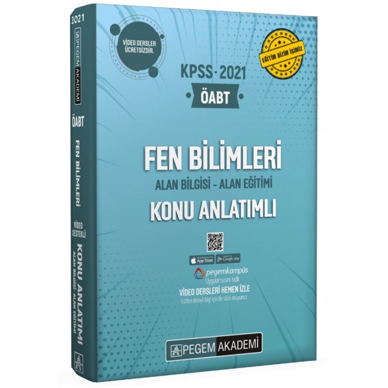 2021 Kpss Öabt Fen Bilimleri Fen Ve Teknoloji Video Destekli Konu Anlatımlı Modüler Set - 4 Kitap