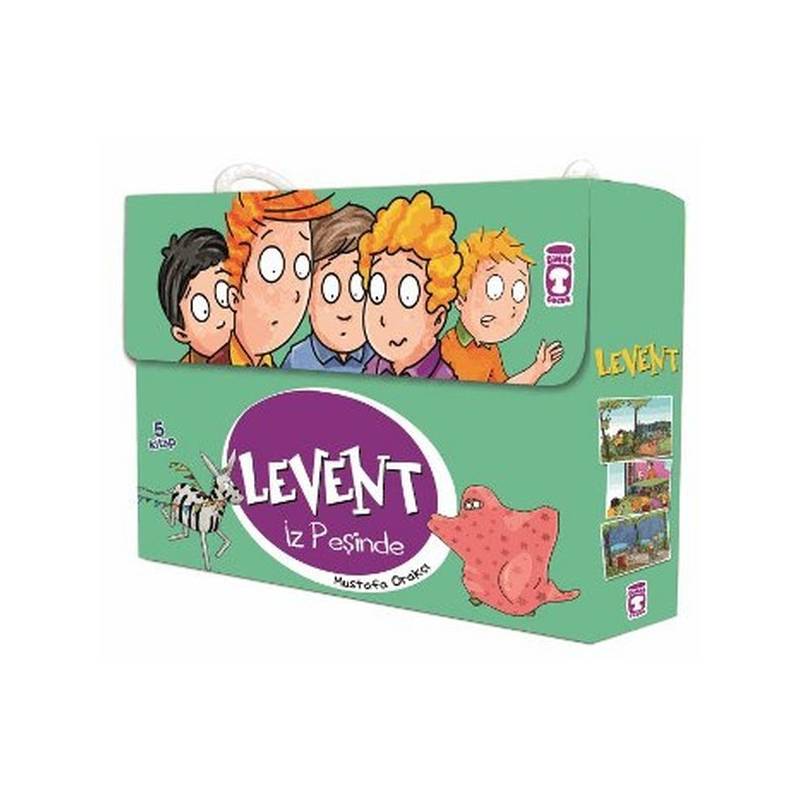 Levent İz Peşinde 01 Set 5 Kitap Takım