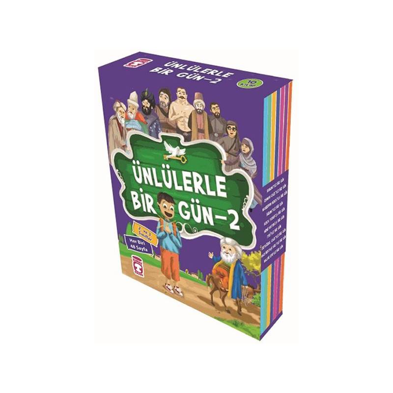 Ünlülerle Bir Gün 2 Seti 10 Kitap Takım