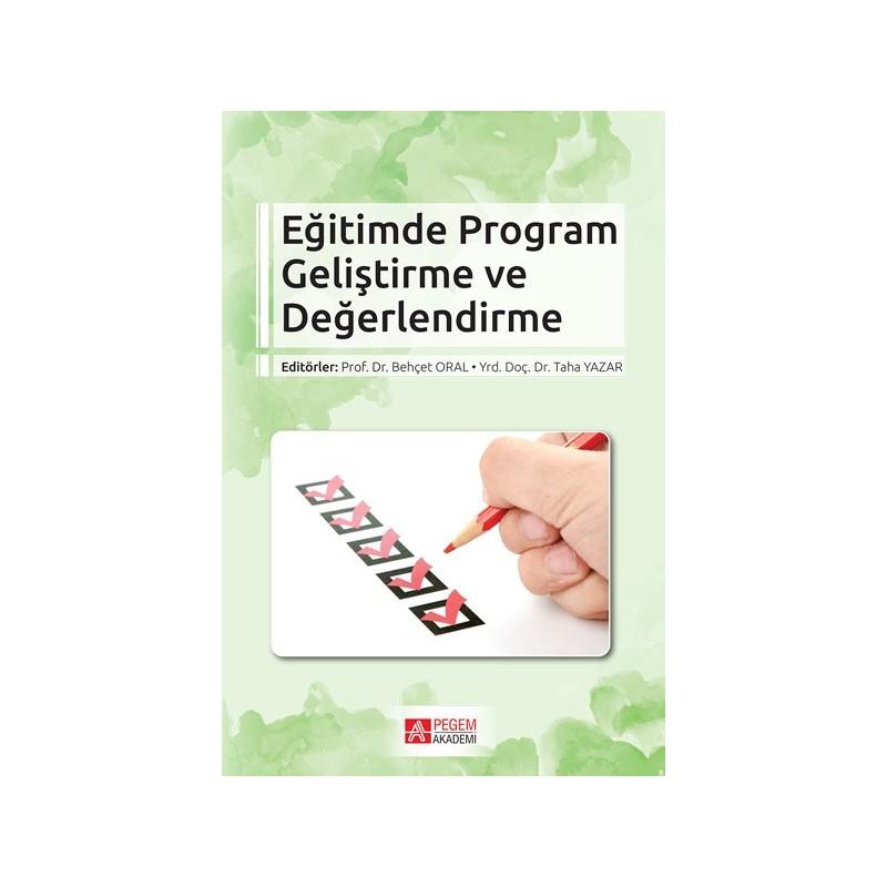 Eğitimde Program Geliştirme Ve Değerlendirme