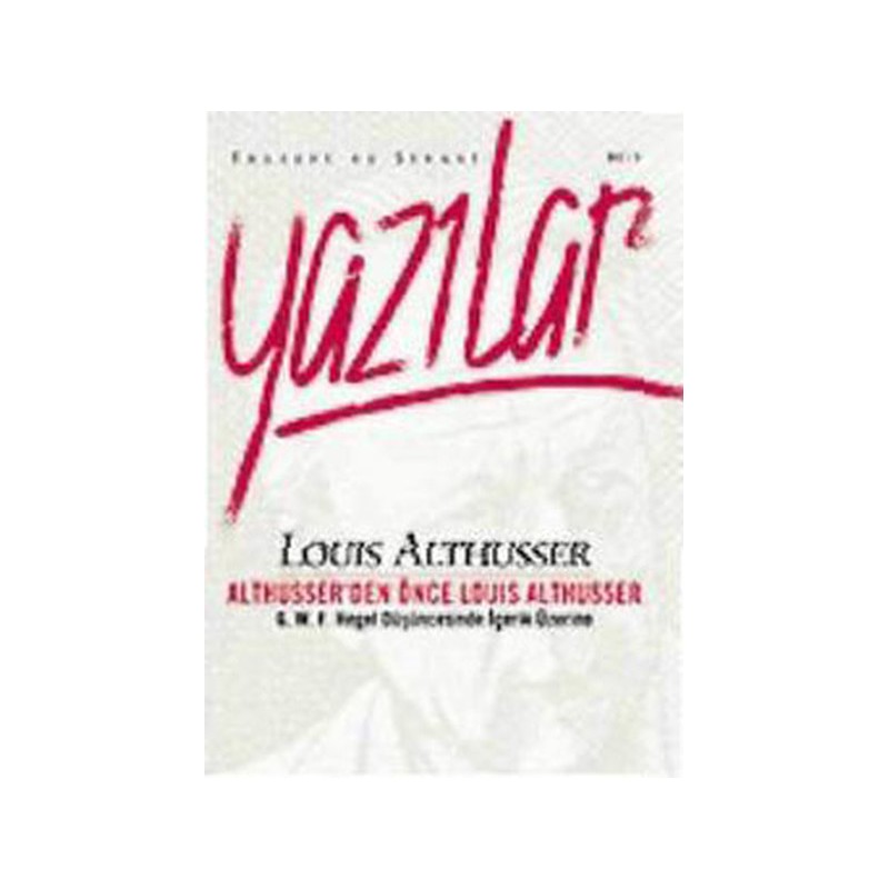 Althusserden Önce Louis Althusser Felsefi Ve Siyasi Yazılar 2