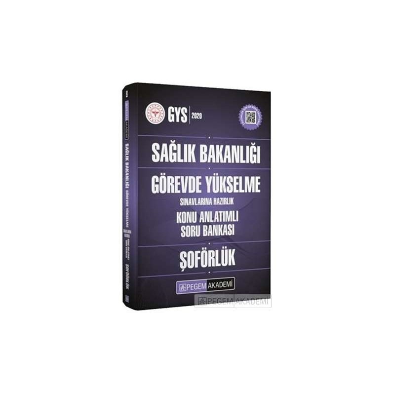 2020 Sağlık Bakanlığı Görevde Yükselme Sınavlarına Hazırlık Konu Anlatımlı Soru Bankası Şoförlük 2020 Sağlık Bakanlığı Görevde Yükselme Sınavlarına Hazırlık Konu Anlatımlı Soru Bankası Şoförlük