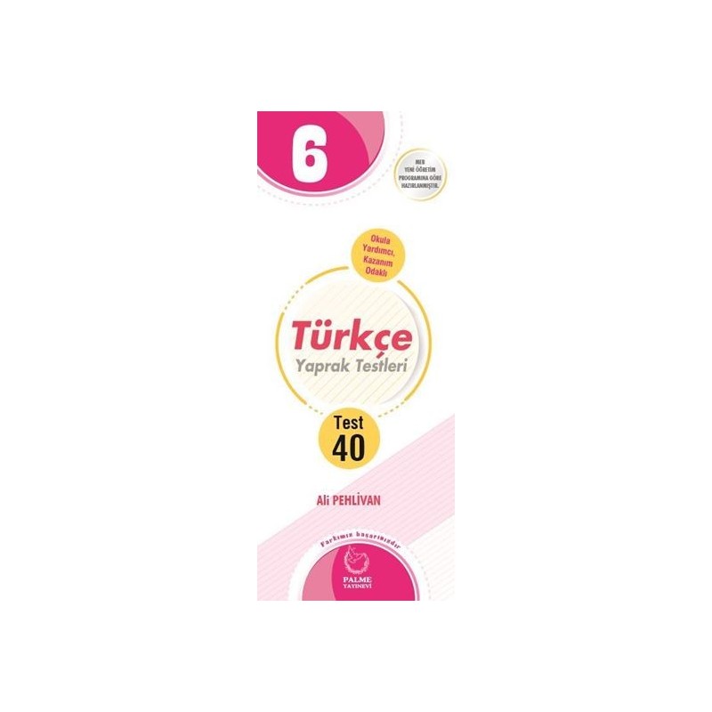 6.sinif Türkçe Yaprak Test ( 40 Test )